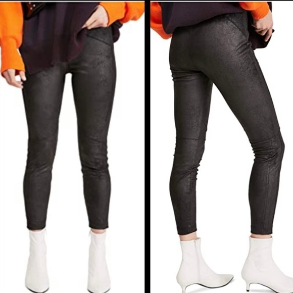 Free People Vegan Suede Leggings - Picture 5 of 8